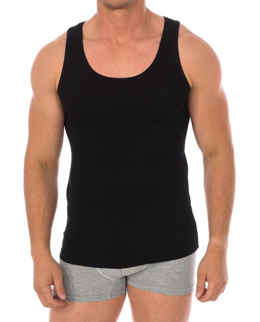 Imagen 0 de Camiseta Interior Hombre Sin Mangas de Bambú Q600