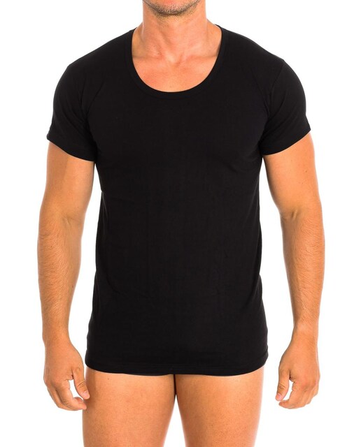 Imagen 0 de Camiseta Interior Hombre Manga Corta de Algodón Q1002