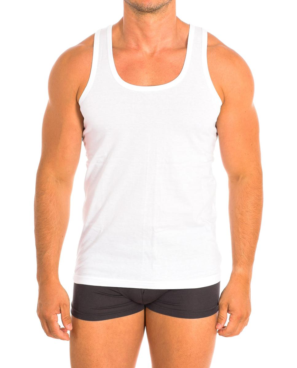 Imagen 0 de Camiseta Interior Hombre Sin Mangas de Bambú Q1001