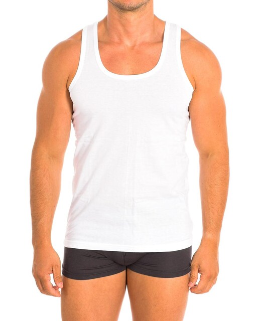 Imagen 0 de Camiseta Interior Hombre Sin Mangas de Bambú Q1001