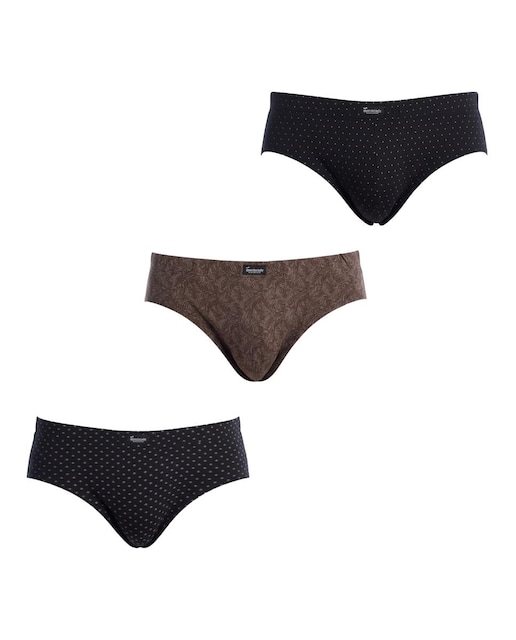 Imagen 0 de Pack 3 Slips Hombre Estampados Esenciales A0080