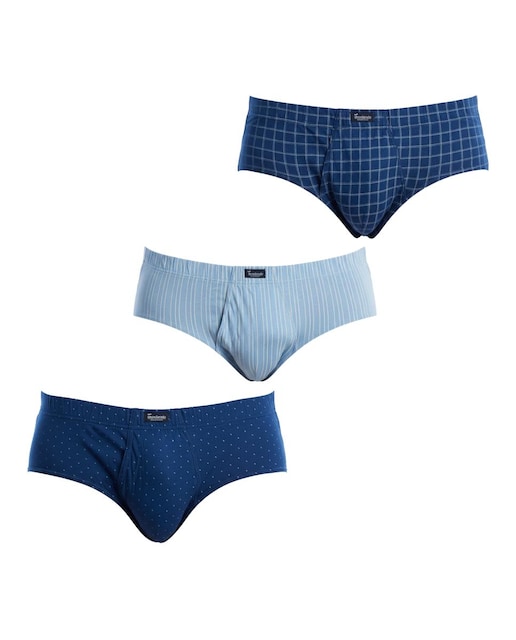 Imagen 0 de Pack 3 Slips Hombre Estampados Esenciales con Abertura A0090