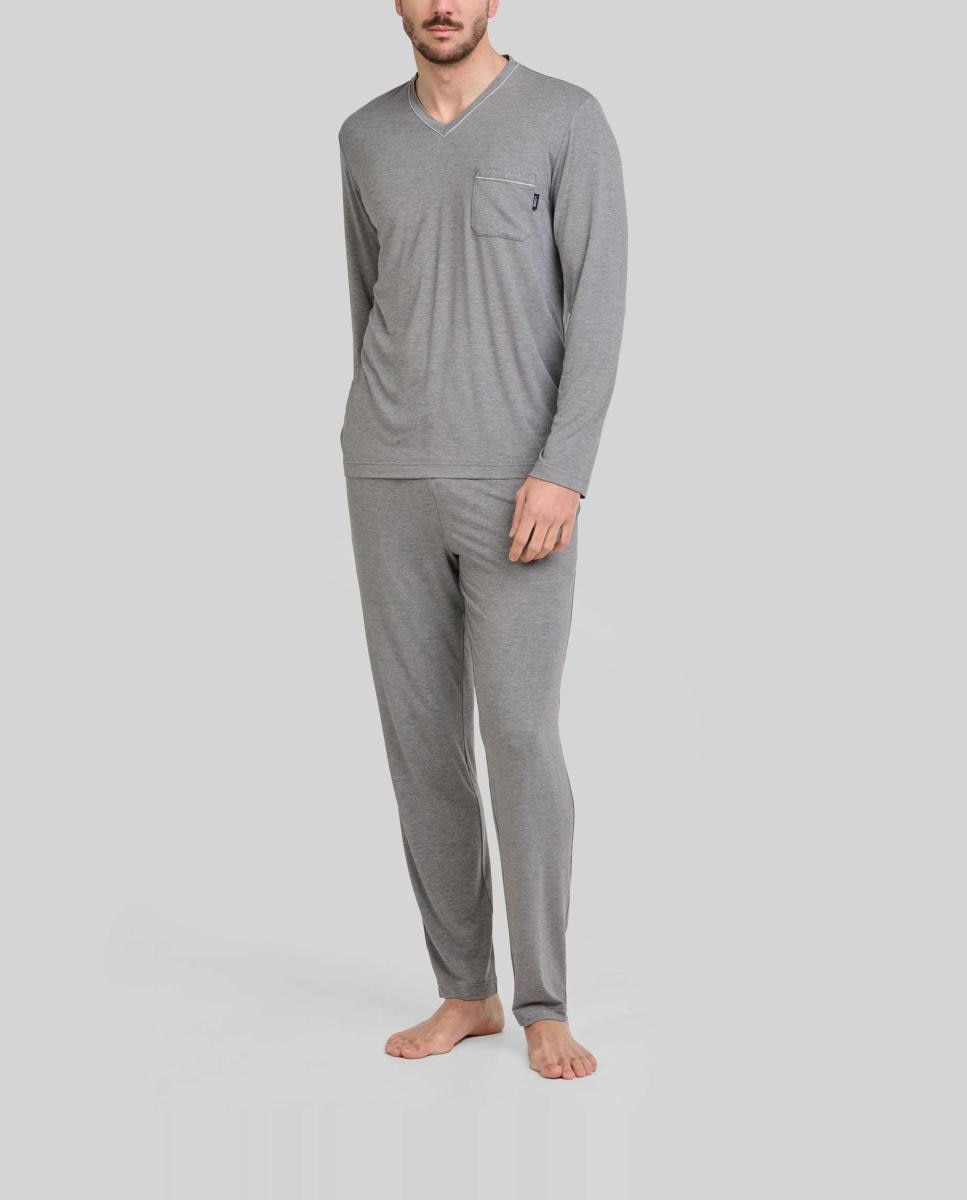 Imagen 0 de Pijama de hombre suave tejido
