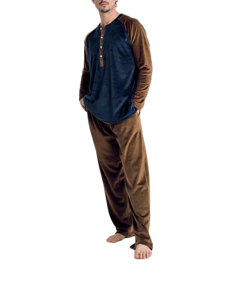 Imagen 0 de Pijama hombre terciopelo tapeta