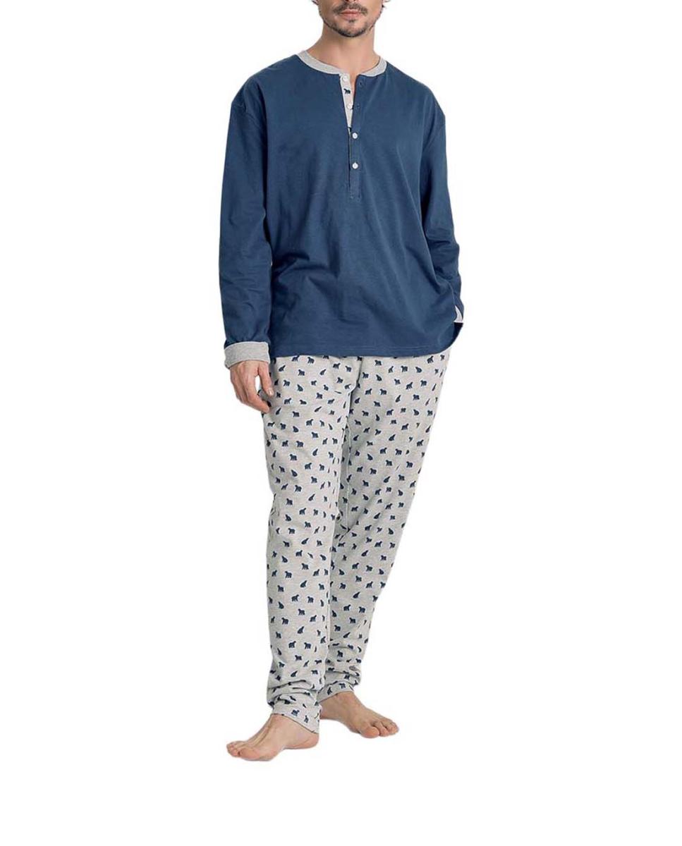 Imagen 0 de Pijama hombre punto tapeta
