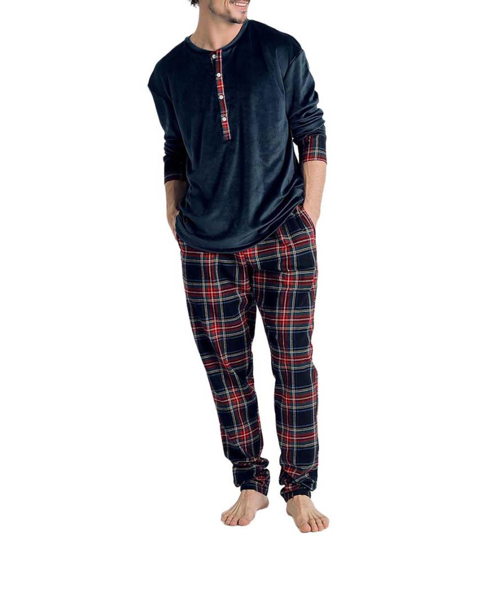 Imagen 0 de Pijama hombre combinado franela
