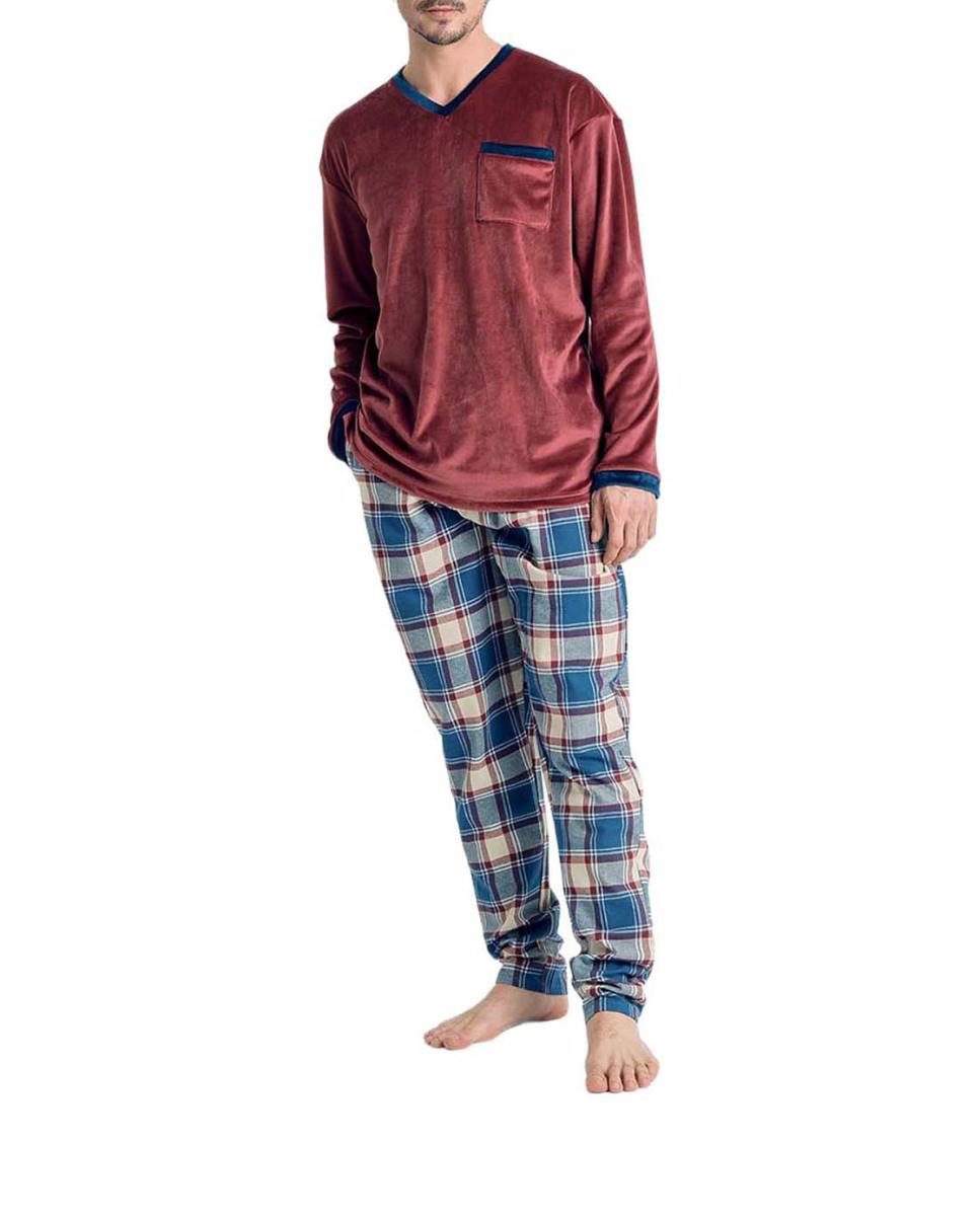 Imagen 0 de Pijama hombre combinado franela
