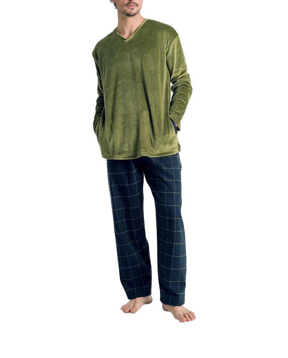 Imagen 0 de Pijama hombre combinado franela