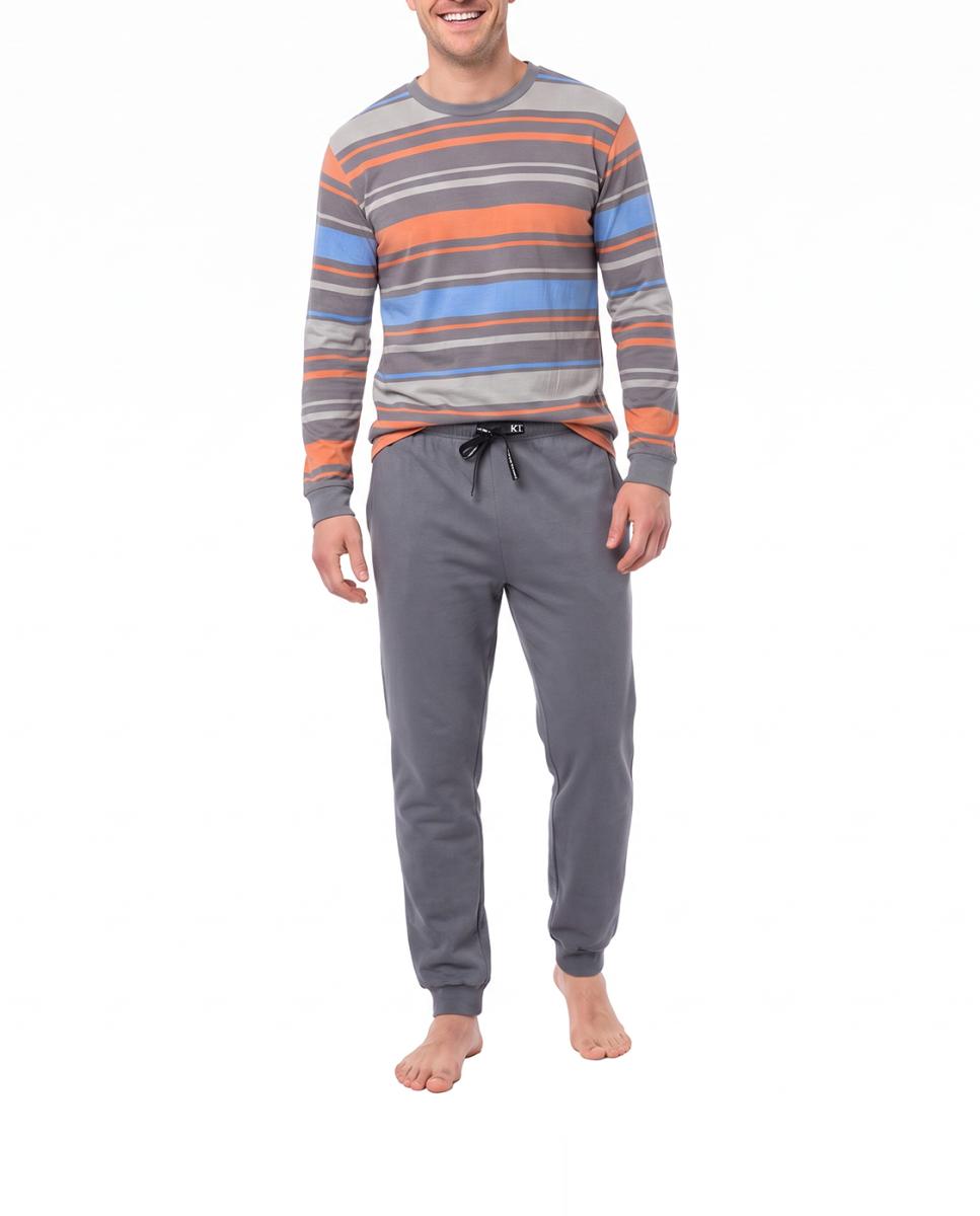 Imagen 0 de Pijama hombre afelpado manga larga
