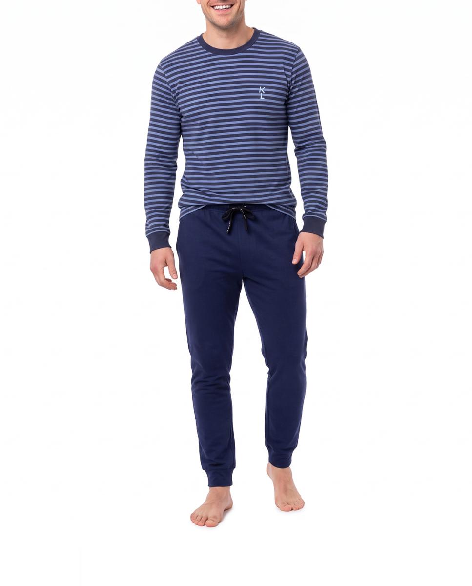Imagen 0 de Pijama hombre afelpado manga larga