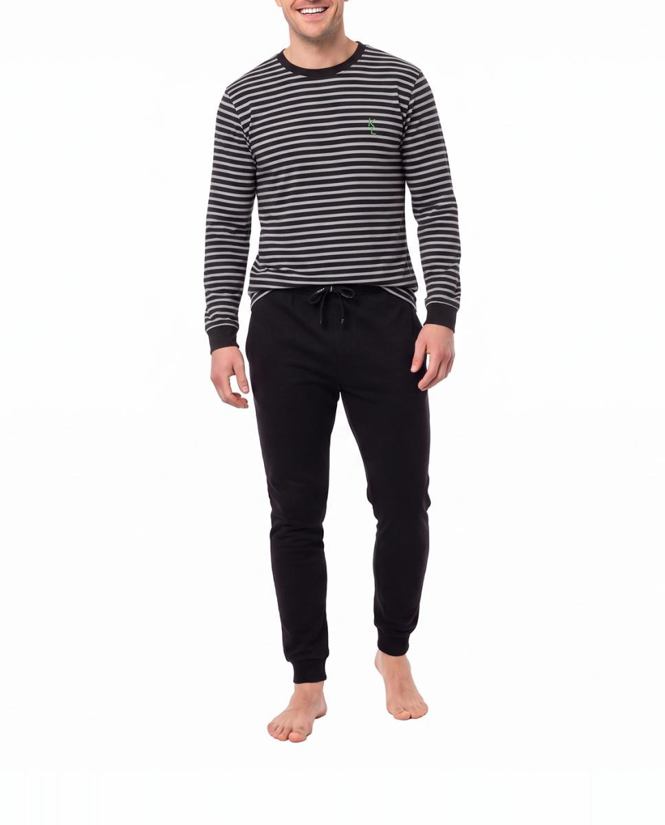 Imagen 0 de Pijama hombre afelpado manga larga