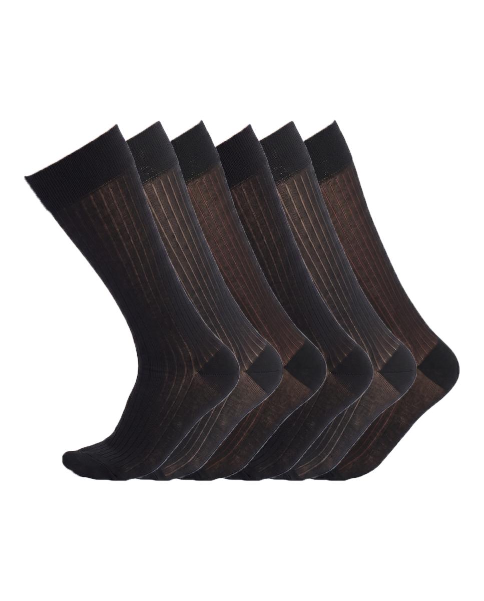 Imagen 0 de Pack 6 hombre calcetines altos sin costuras