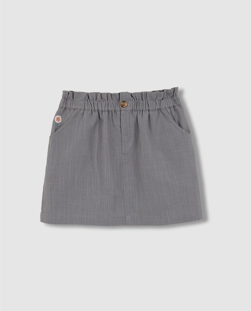 Imagen 0 de Falda de niña con dibujo y con cinturilla elástica