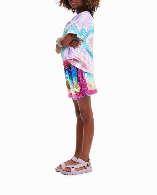 Imagen 0 de Shorts iridiscentes de niña