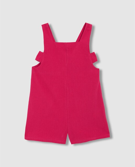 Imagen 0 de Mono de niña tejido con tira anudada en la espalda