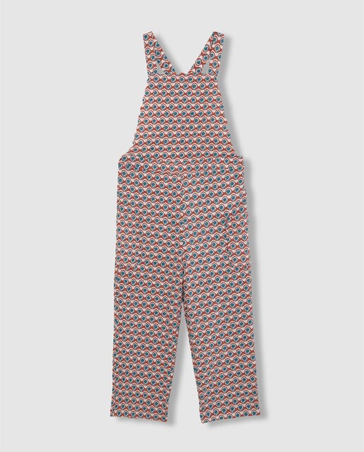 Imagen 0 de Peto de niña largo al tobillo con estampado acuarelado