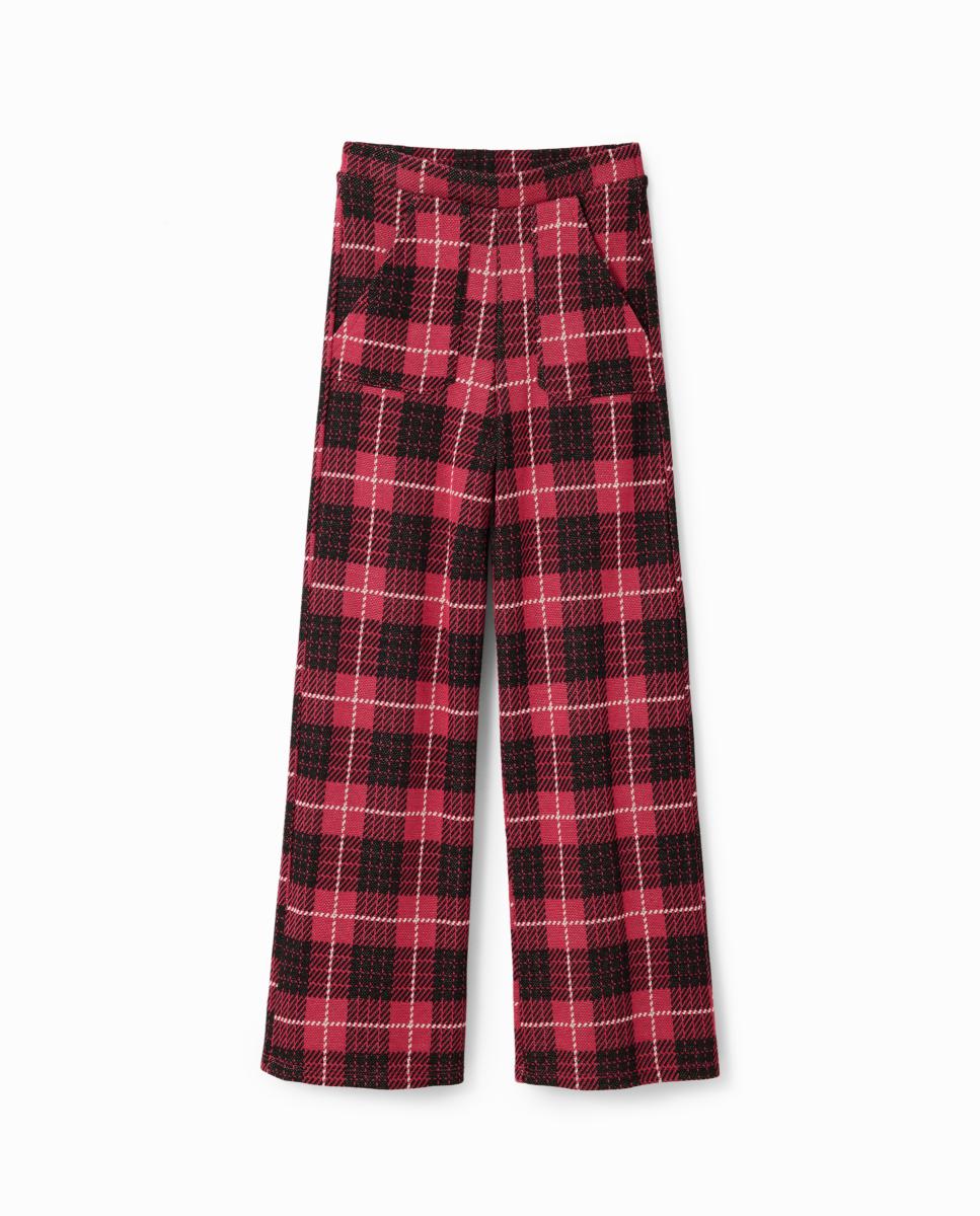 Imagen 0 de Pantalón flare cuadros