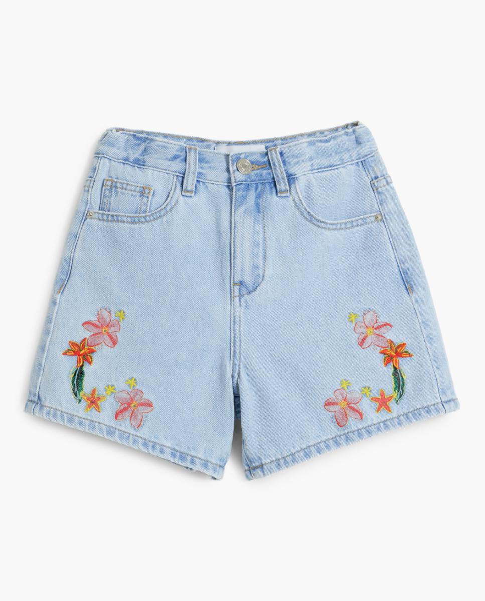 Imagen 0 de Pantalón denim estampado