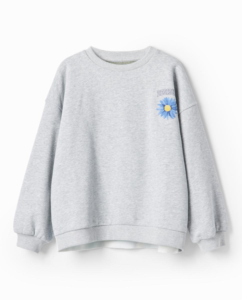Imagen 0 de Sudadera oversize margarita de niña