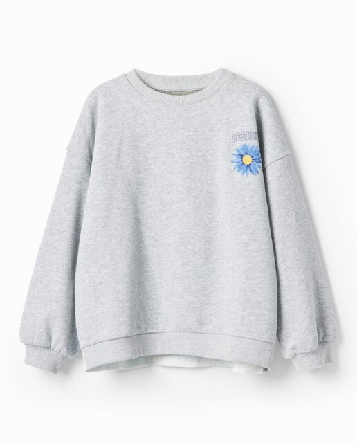 Imagen 0 de Sudadera oversize margarita de niña