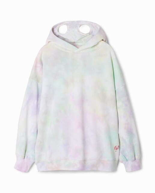 Imagen 0 de Sudadera unicornio tie-dye de niña