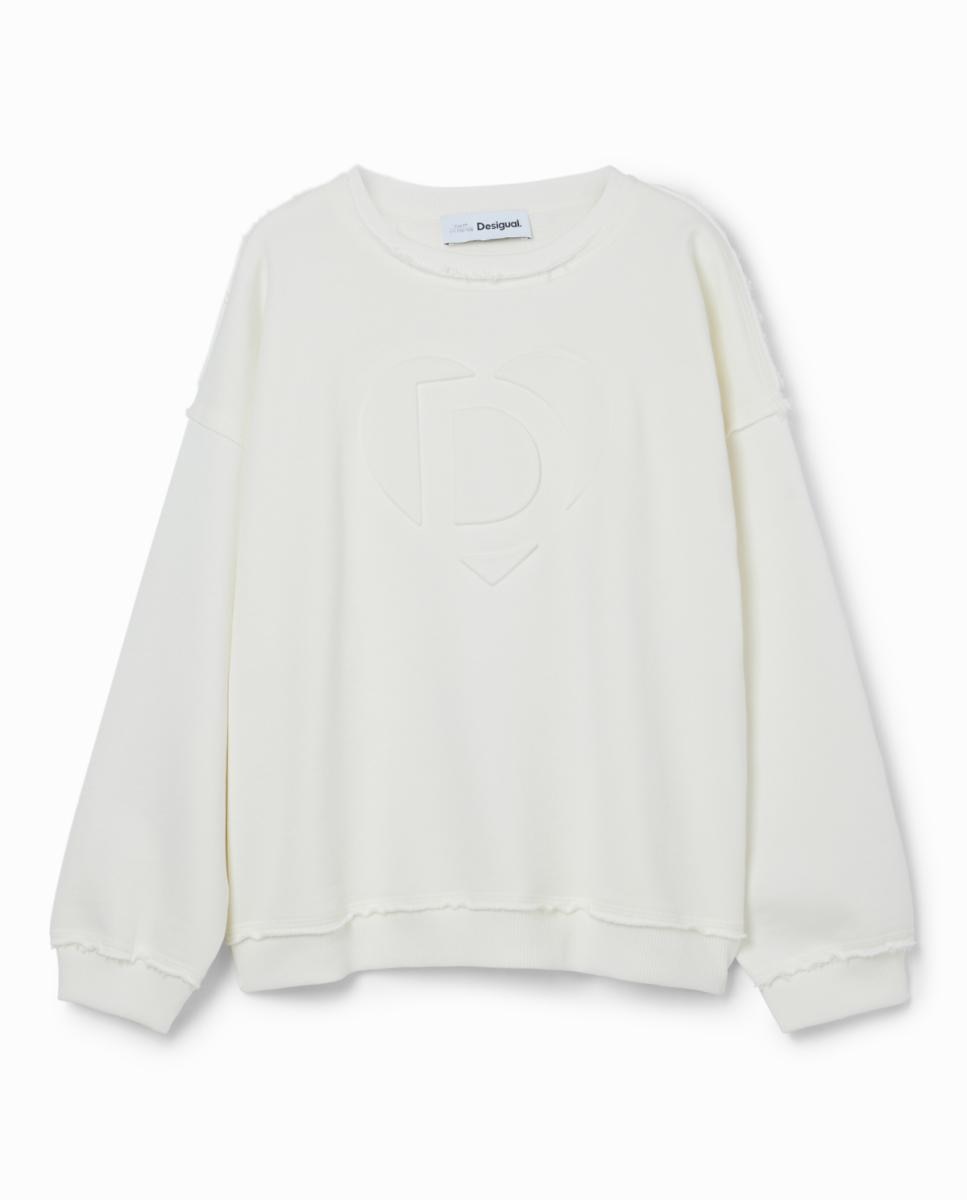 Imagen 0 de Sudadera imagotipo relieve de niña