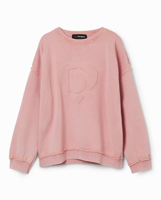 Imagen 0 de Sudadera imagotipo relieve de niña