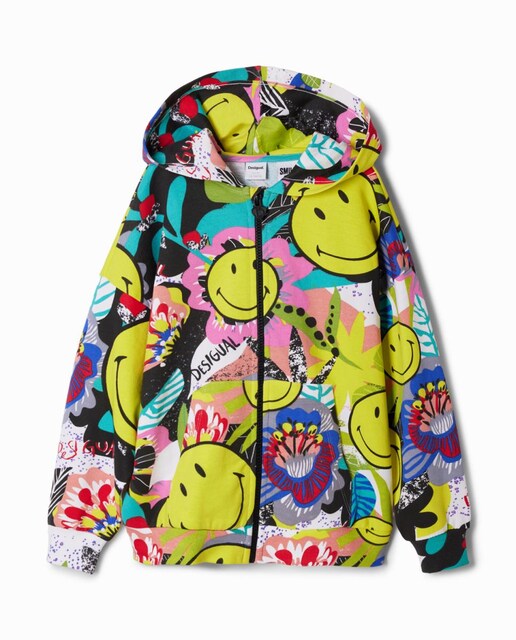Imagen 0 de Sudadera capucha Smiley® de niño y niña