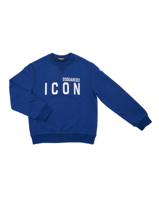 Imagen 0 de Sudadera relax con cuello redondo para niño