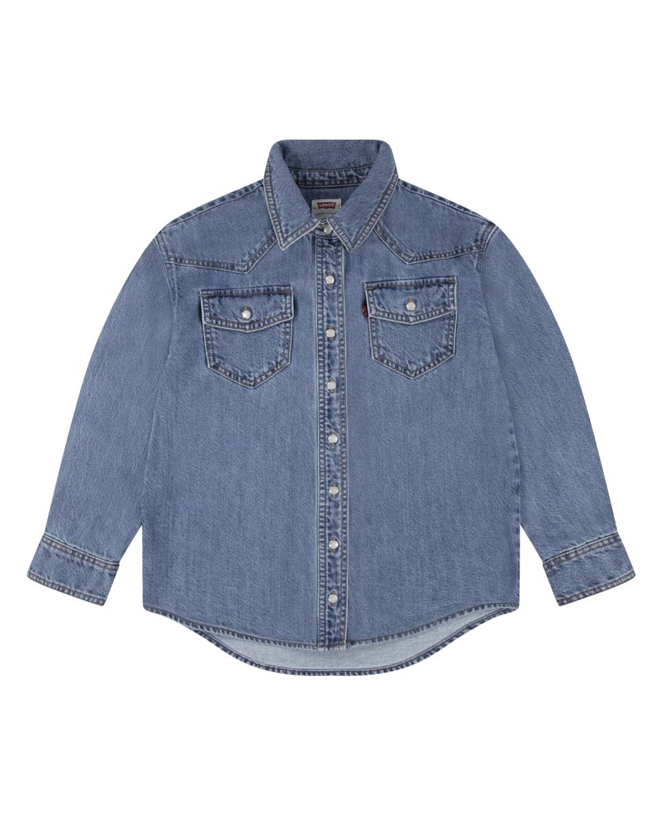 Imagen 0 de Chaqueta vaquera para Niña con estilo desenfadado