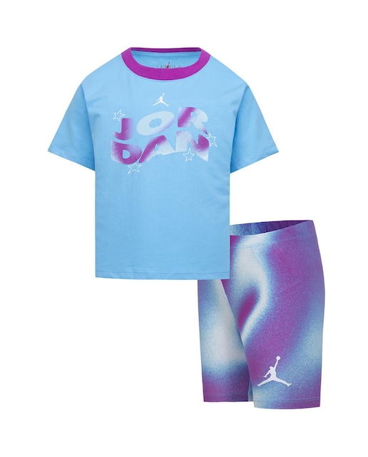 Imagen 0 de Conjunto deportivo corto para niña. Comodo y acogedor