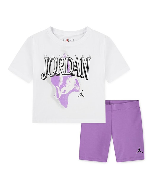 Imagen 0 de Conjunto deportivo corto para niña. Comodo y acogedor