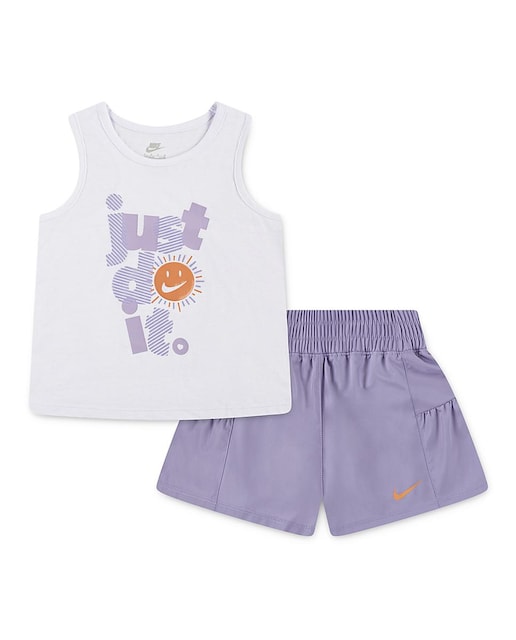 Imagen 0 de Conjunto deportivo corto para niña. Comodo y acogedor