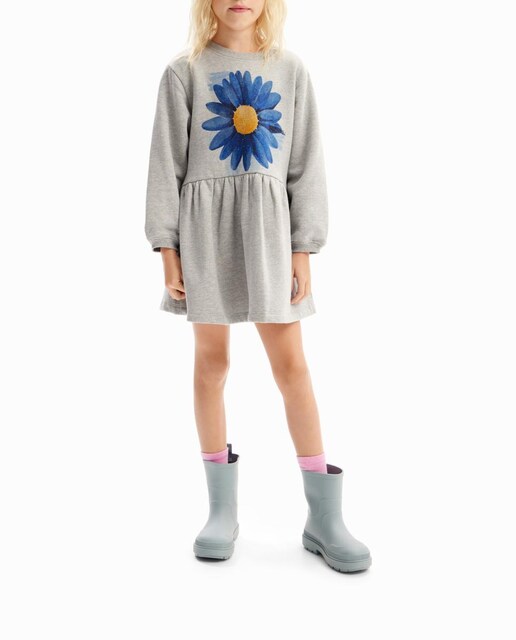 Imagen 0 de Vestido felpa margarita de niña