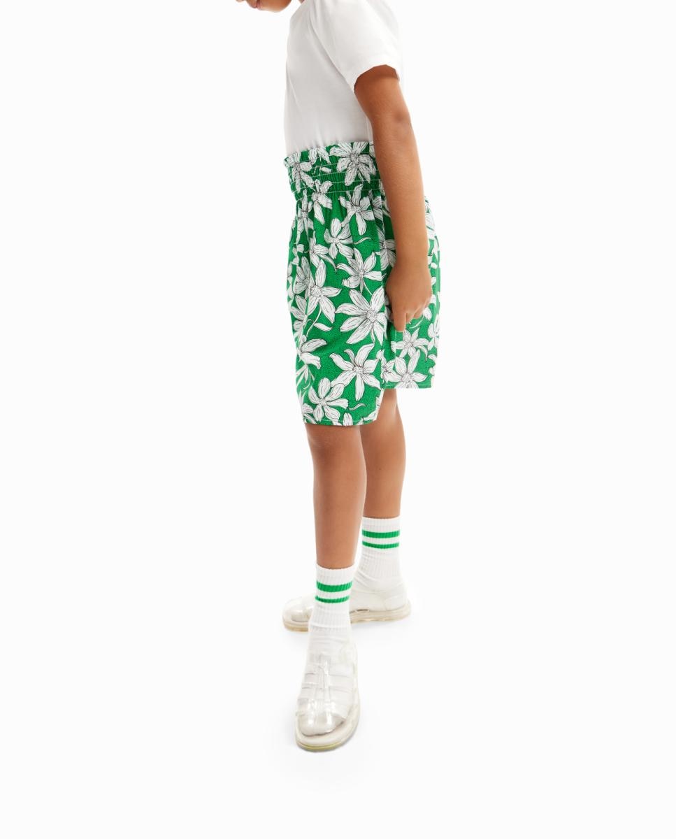 Imagen 0 de Vestido combinado flores de niña