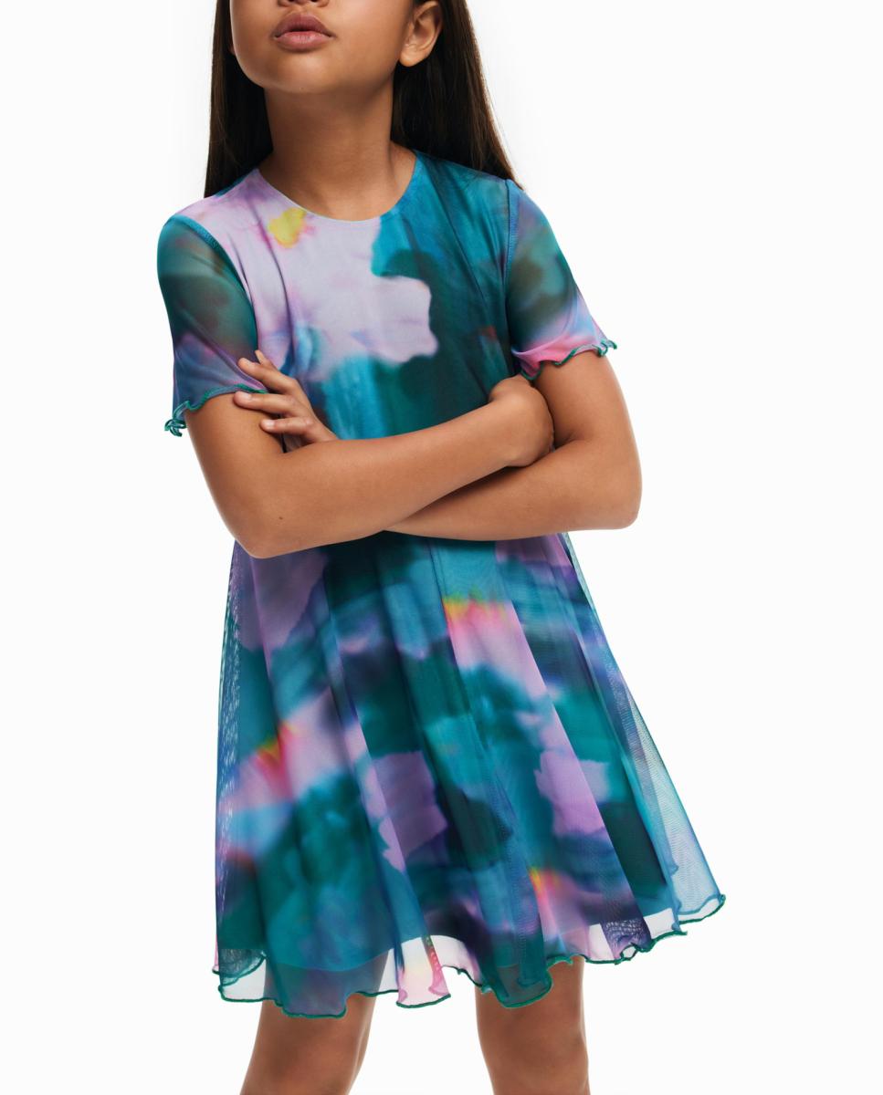 Imagen 0 de Vestido falda plisada de niña