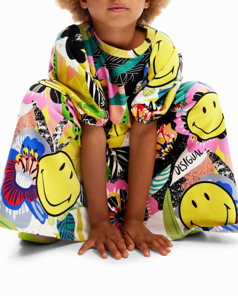 Imagen 0 de Vestido felpa Smiley® de niña