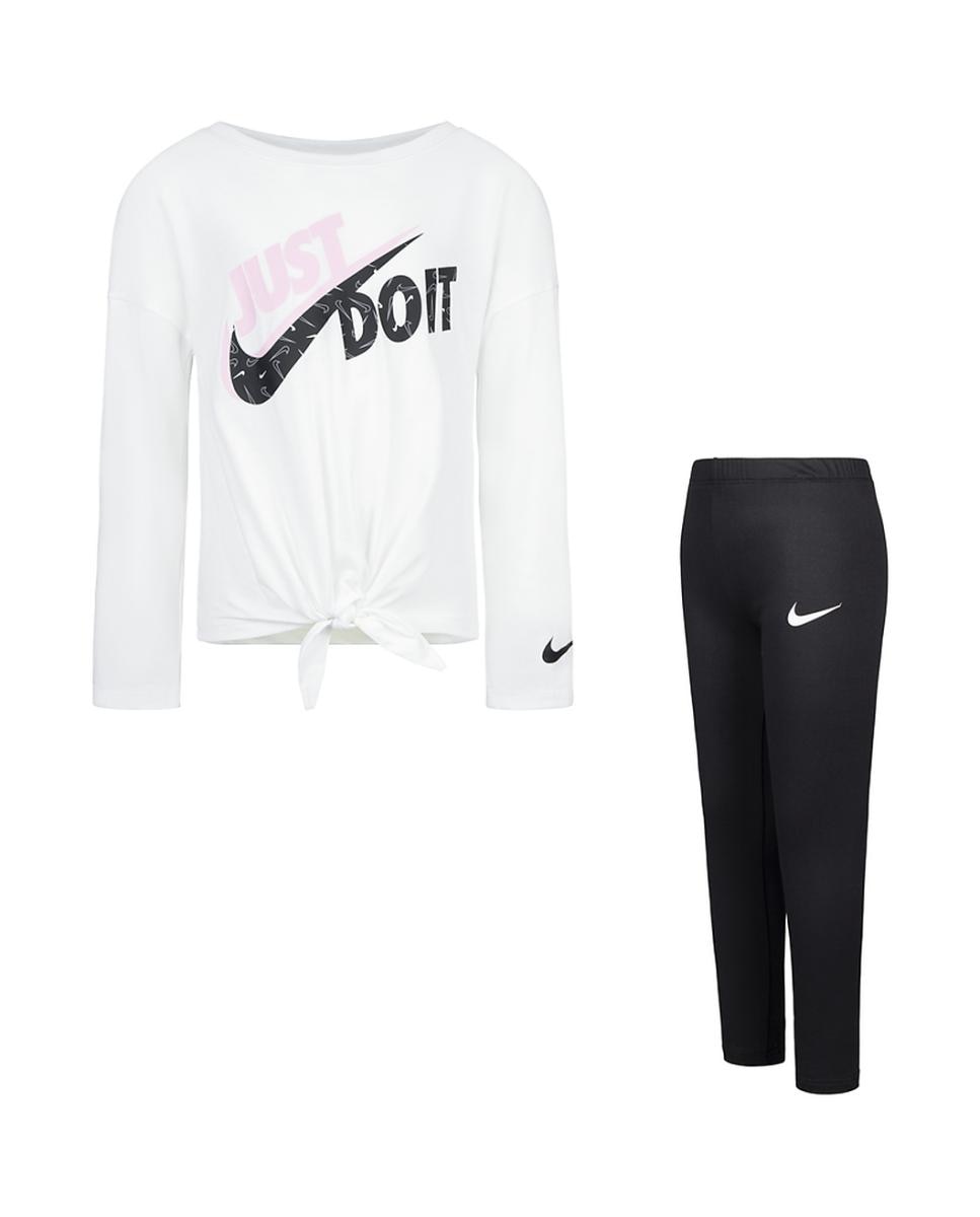 Imagen 0 de Conjunto camiseta manga larga y legging Nike