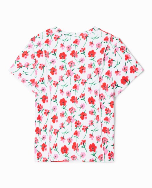 Imagen 0 de Camiseta patch flores de niña