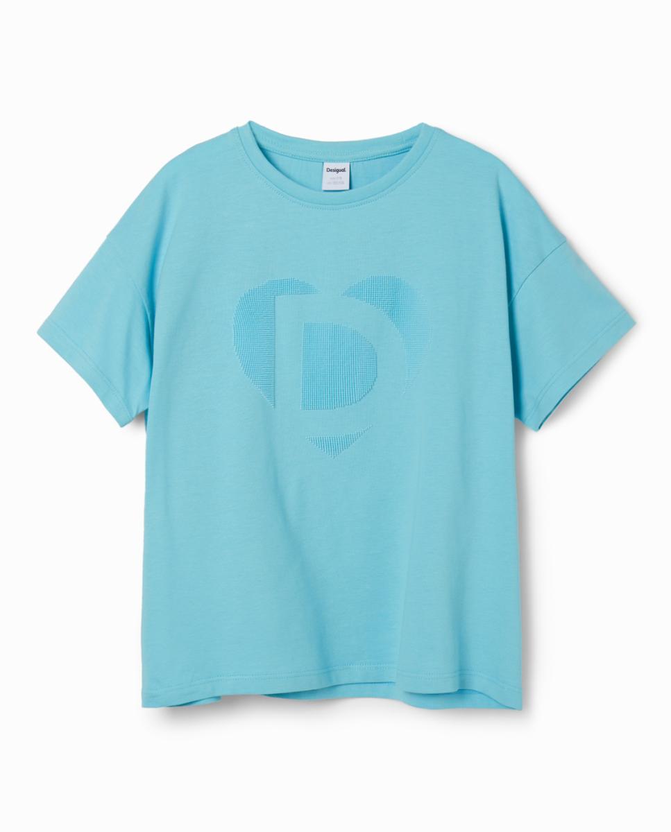 Imagen 0 de Camiseta imagotipo relieve de niña