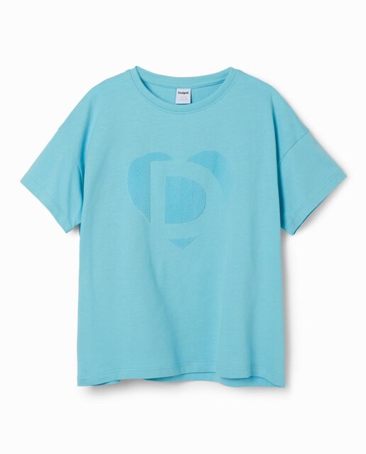 Imagen 0 de Camiseta imagotipo relieve de niña