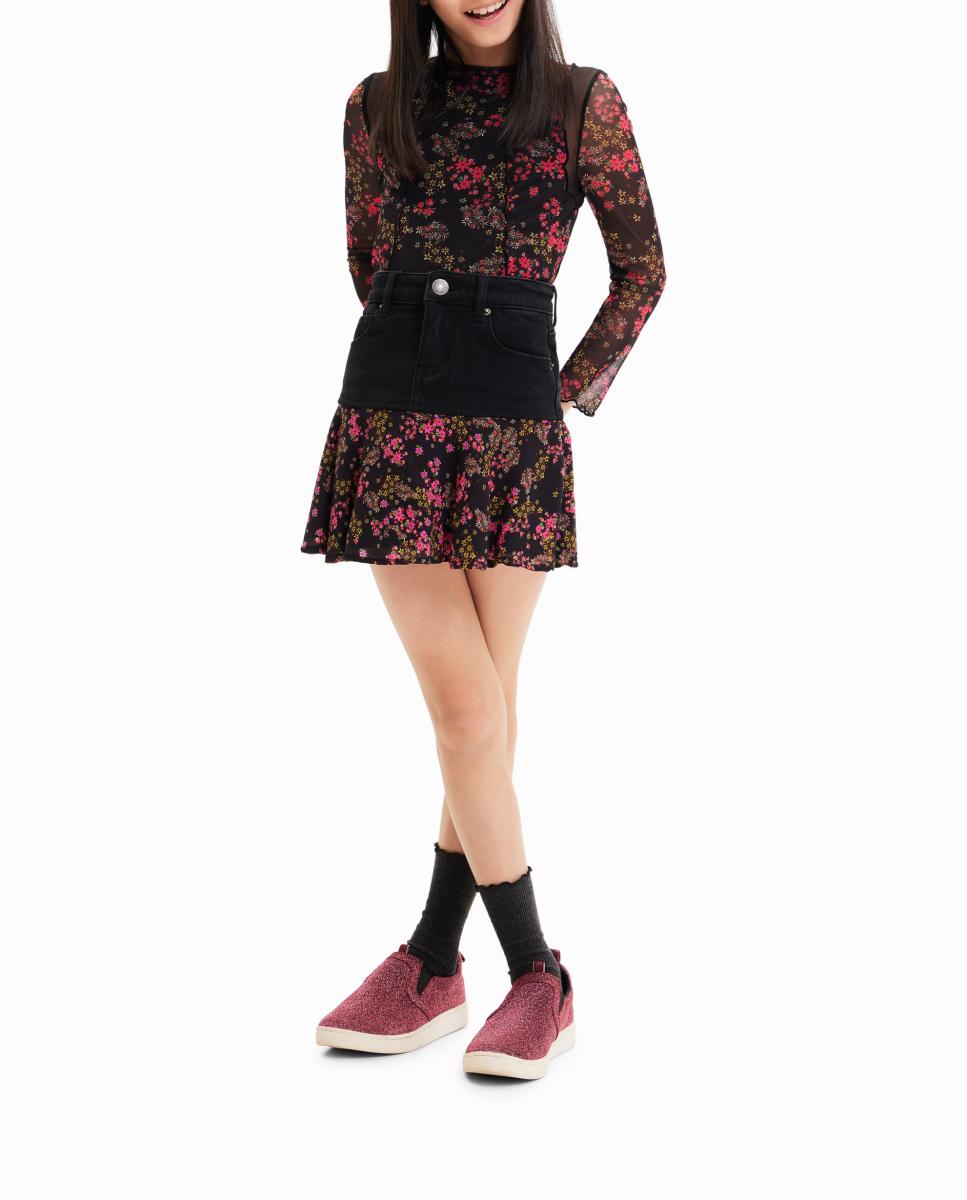 Imagen 0 de Camiseta tul flores