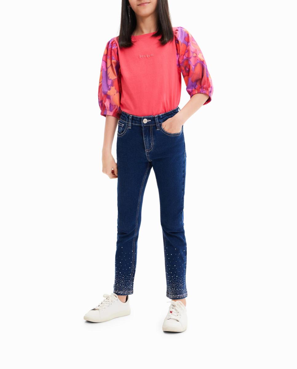 Imagen 0 de Camiseta abullonada flores