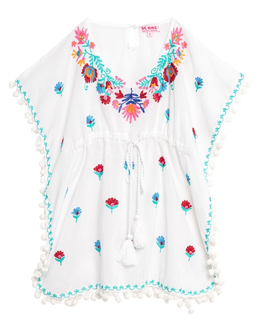 Imagen 0 de Vestido kaftan niña Liberty con bordado de flores
