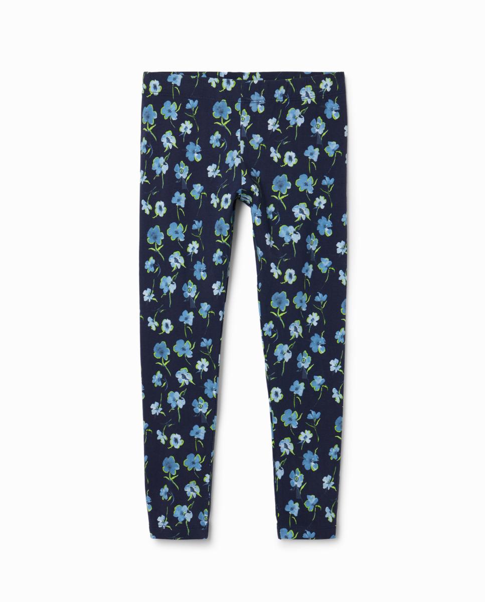 Imagen 0 de Leggings largos flores de niña