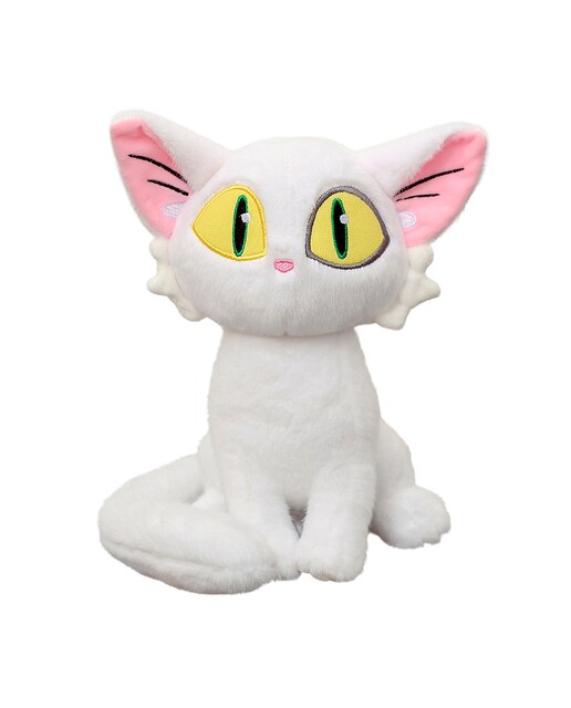 Imagen 0 de Peluche extrasuave y mullido. Diseño gatito blanco. 25 cm.