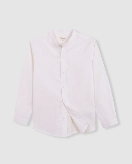 Imagen 0 de Camisa de niño panadera de lino