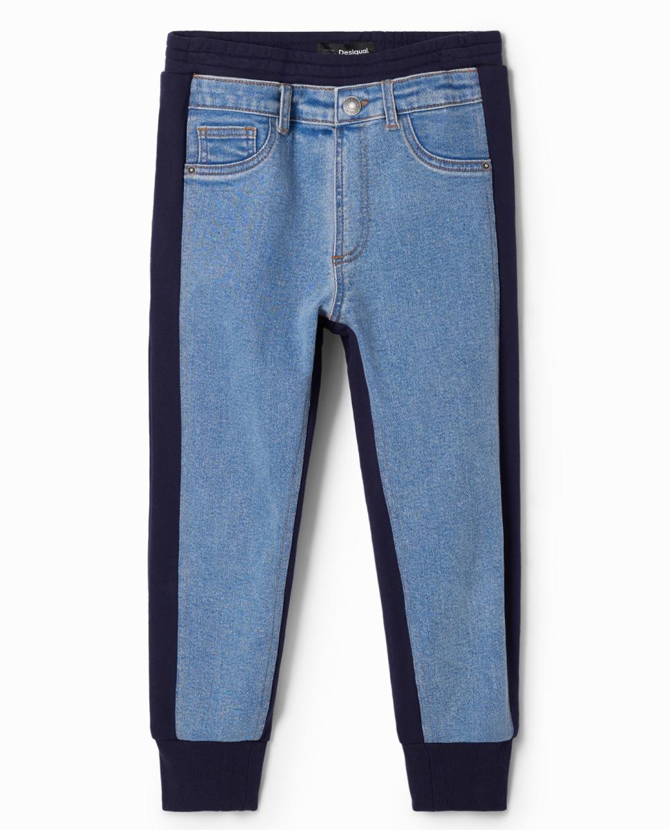 Imagen 0 de Pantalón jogger denim de niño