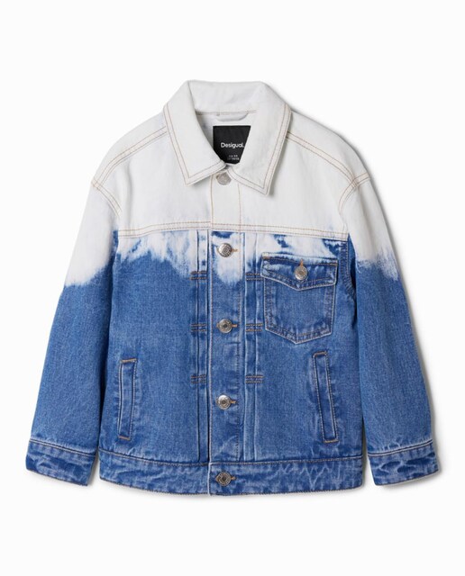 Imagen 0 de Chaqueta vaquera trucker desteñida de niño