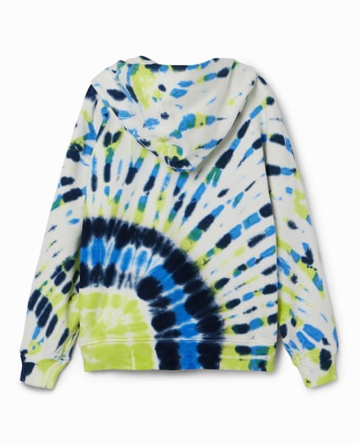 Imagen 0 de Sudadera oversize tie-dye de niño y niña
